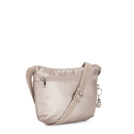 Torba Crossbody Kipling Arto Small Metallic Beżowe | PL 2131NW